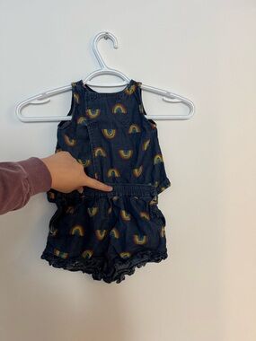 Stella McCartney Navy Rainbow Print set